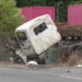 Septic Truck Explodes After Being Struck By Train, Video Shows