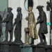 Revolutionary War Figures Arrive At Freedom Plaza 